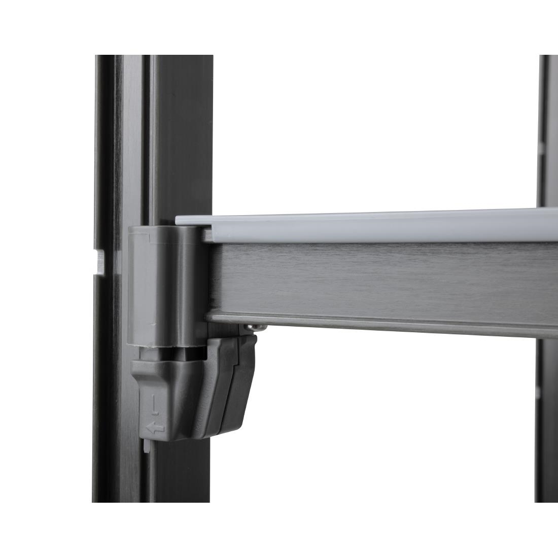 Cambro stelling 183cm hoog 4 schappen - 61cm diep - 152,5cm breed - Afbeelding 4