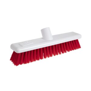 Jantex Hygiene zachte bezem 30cm rood
