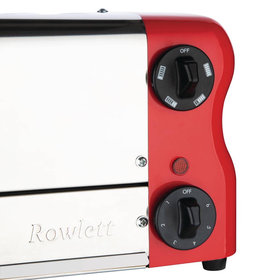 Rowlett Esprit broodrooster 6 sleuven rood - 2 reserve-elementen en 2 tostihouders - Afbeelding 4
