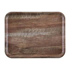 Cambro Madeira gelamineerd dienblad donker eiken 43cm