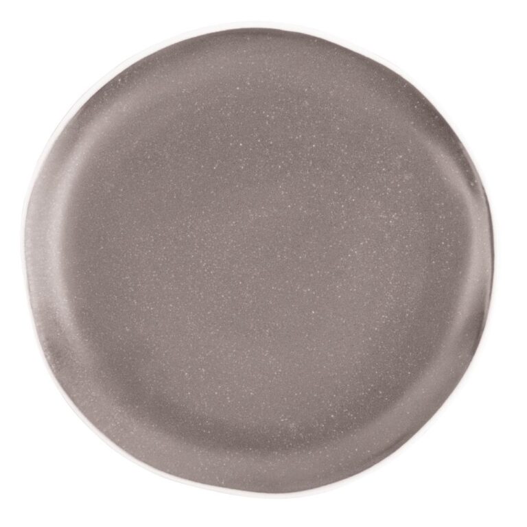 Olympia Chia borden grijs 20,5cm (6 stuks)