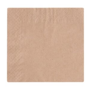 Vegware composteerbare ongebleekte cocktailservetten 24cm (4000 stuks)