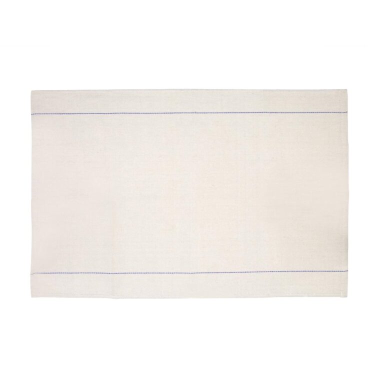 Vogue ovendoek beige met blauw