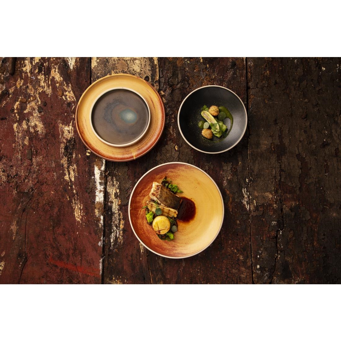 Olympia Canvas ondiepe schalen zwart 20cm (6 stuks) - Afbeelding 5