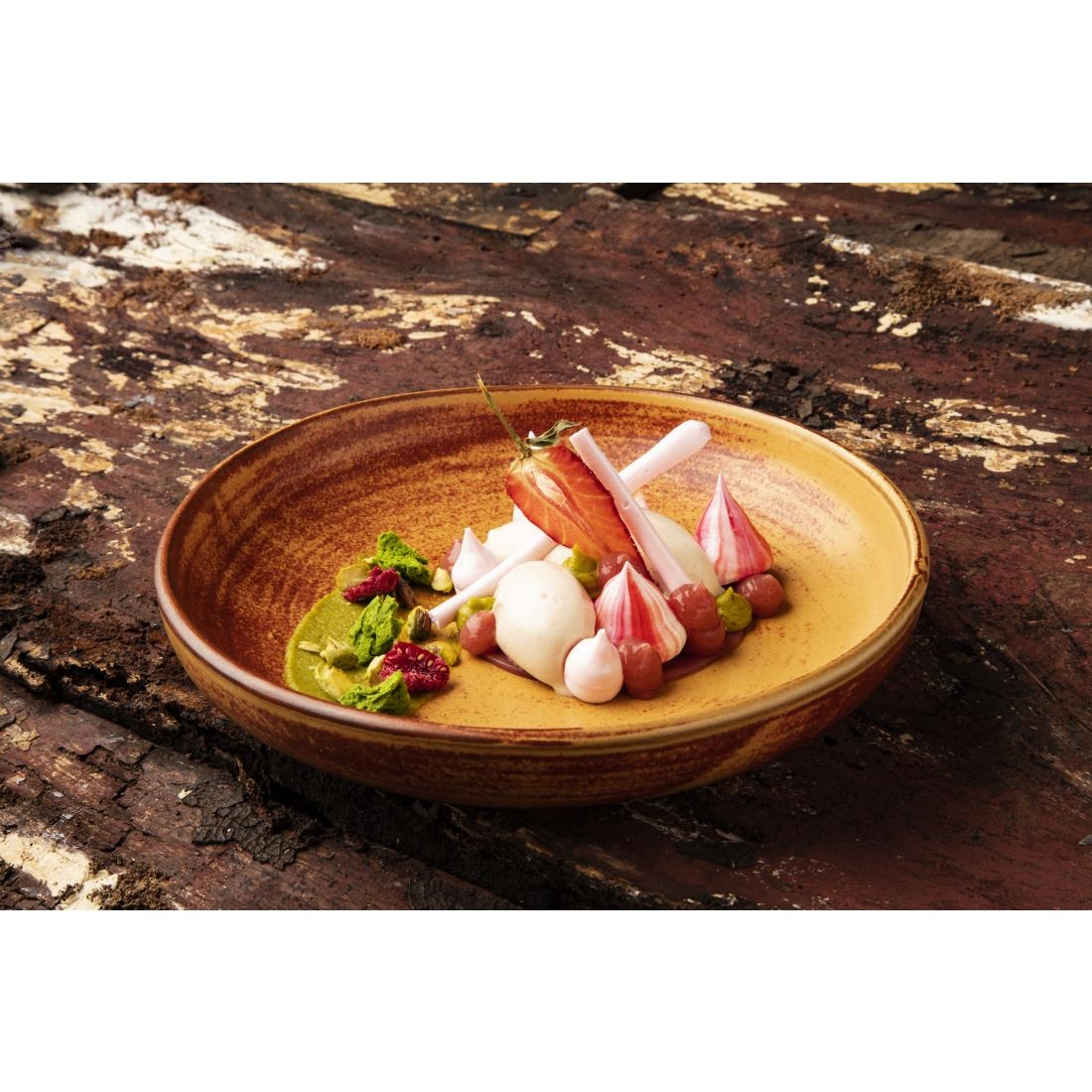 Olympia Canvas diepe coupe borden roestoranje 23cm (6 stuks) - Afbeelding 8