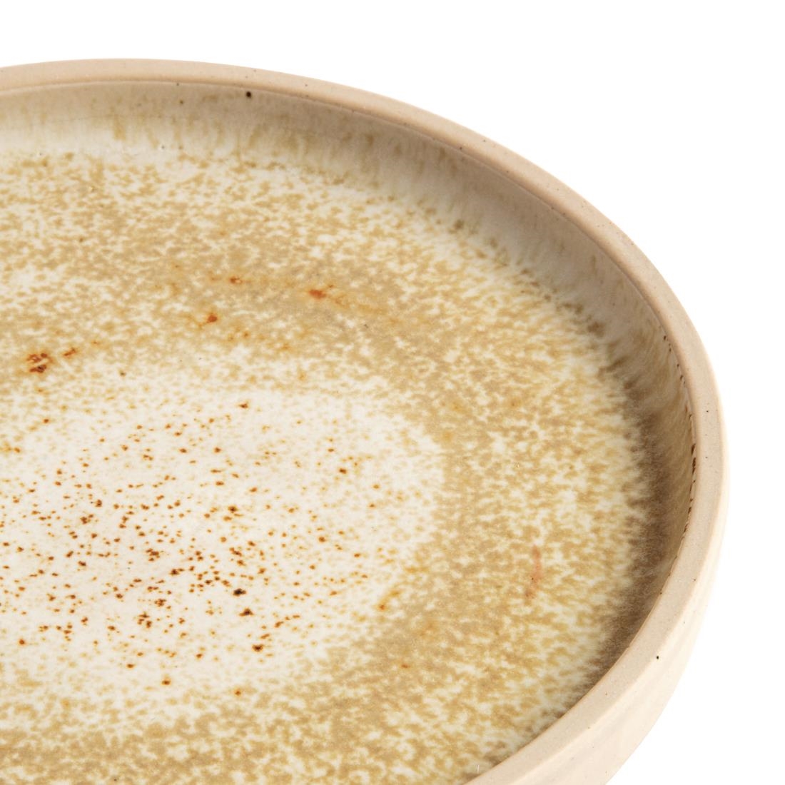 Olympia Canvas platte ronde borden crème 18cm (6 stuks) - Afbeelding 4