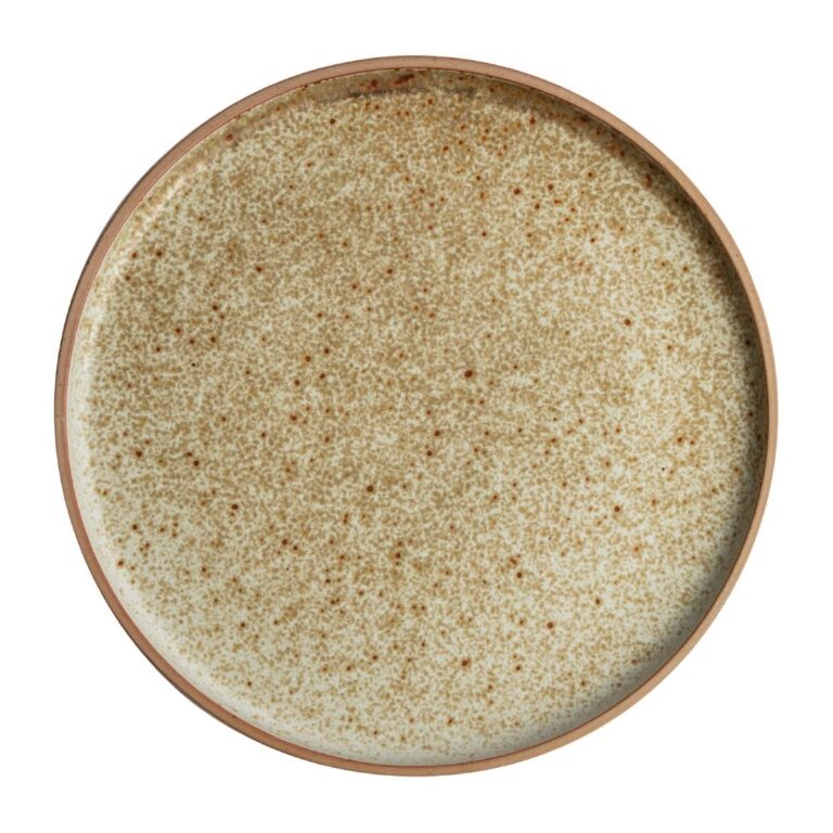 Olympia Canvas platte ronde borden crème 25cm (6 stuks)