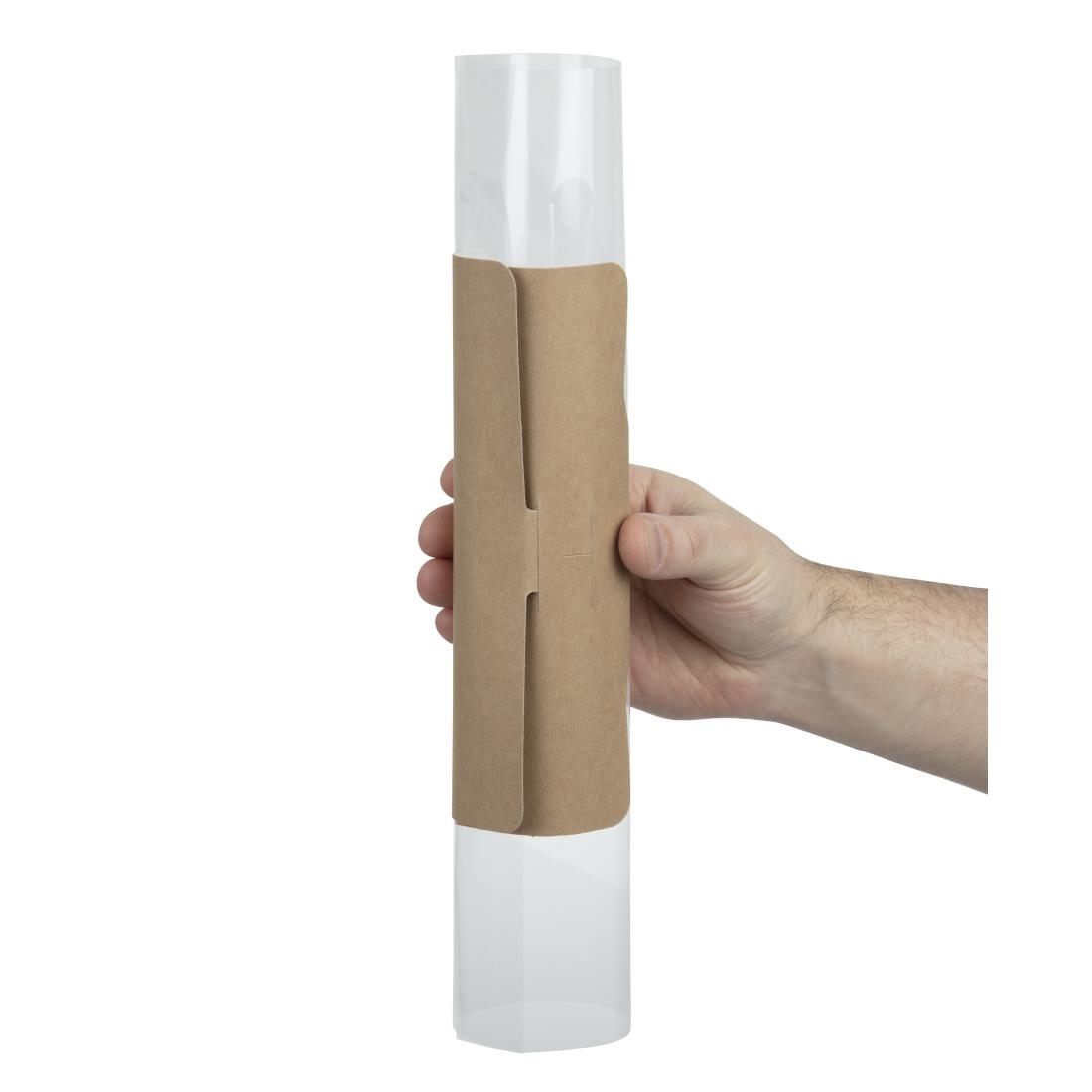 Colpac Clasp kraft baguetteverpakking met insteeksluiting recyclebaar (500 stuks) - Afbeelding 3