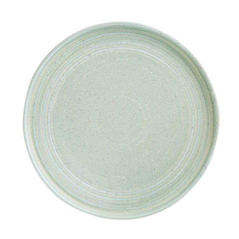 Olympia Cavolo plat rond bord zacht groen 27cm (4 stuks)