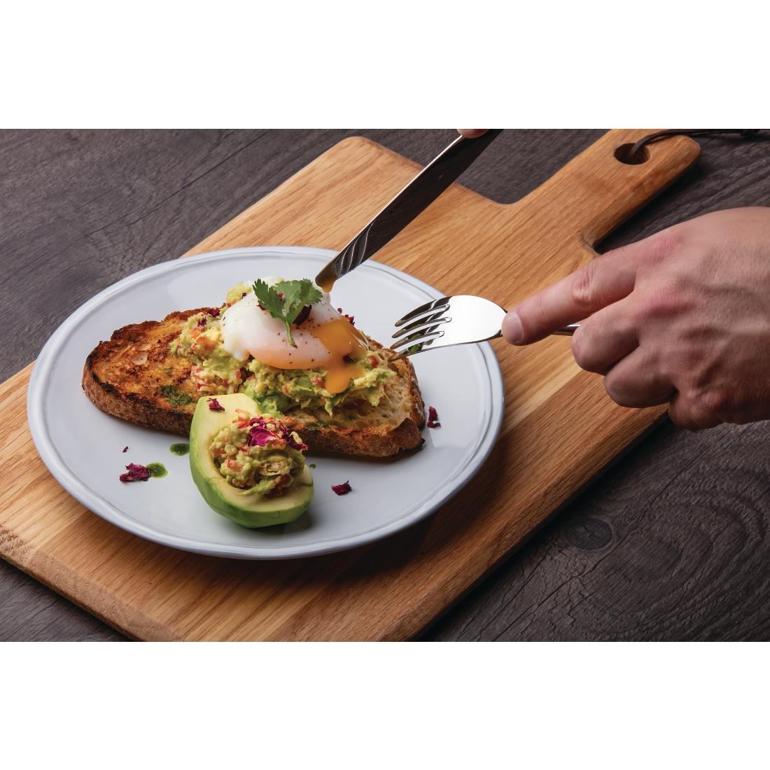 Olympia eikenhouten serveerplank 35x26cm - Afbeelding 3