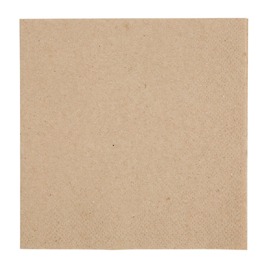 Fiesta Recyclable servetten 1/4 vouw gerecycled kraftpapier 240mm (4000 stuks)
