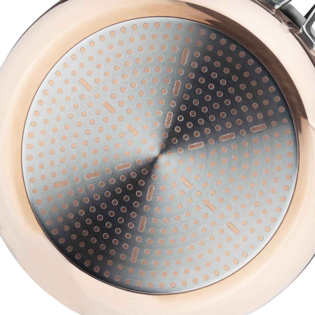 Vogue Tri-Wall koperen inductie koekenpan 280x60mm - Afbeelding 3