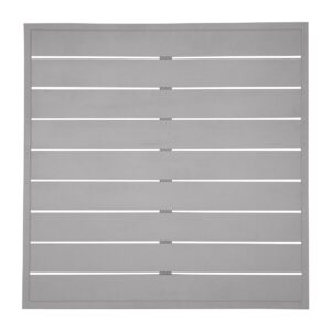 Bolero Aluminium Vierkant Tafelblad Lichtgrijs 700mm