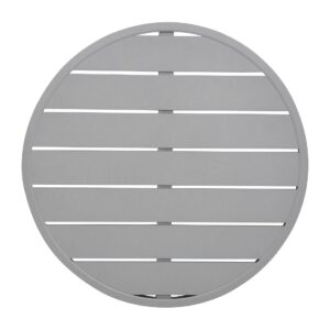 Bolero aluminium tafelblad rond lichtgrijs 580mm