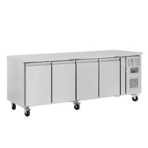 Polar U-serie 4-deurs koelwerkbank 449L