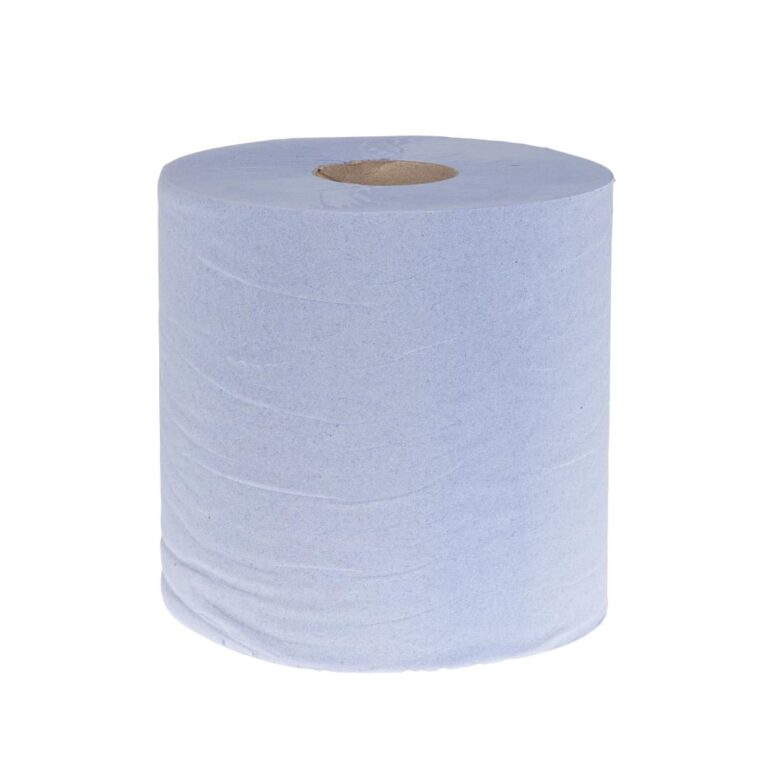 Jantex centrefeed handdoekrollen blauw (6 stuks)