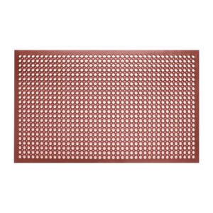 Jantex rubberen anti-vermoeidheidsmat rood 150 x 90cm