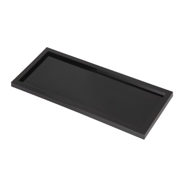 Badkamer presenteerschaal zwart