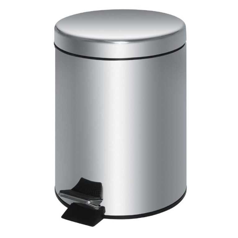 Pedaalemmer RVS zilver 20L