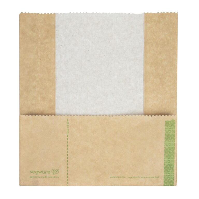 Vegware paninizakjes composteerbaar (500 stuks)
