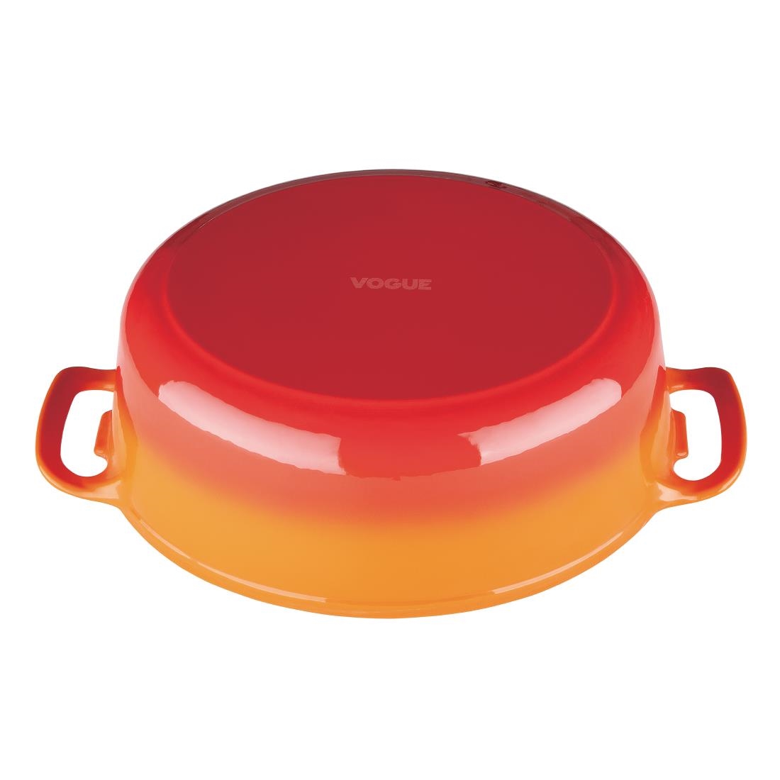 Vogue ovale inductie braadpan oranje 5L - Afbeelding 5