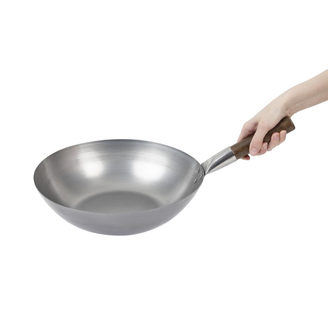 London Wok wok met platte bodem 33cm - Afbeelding 8