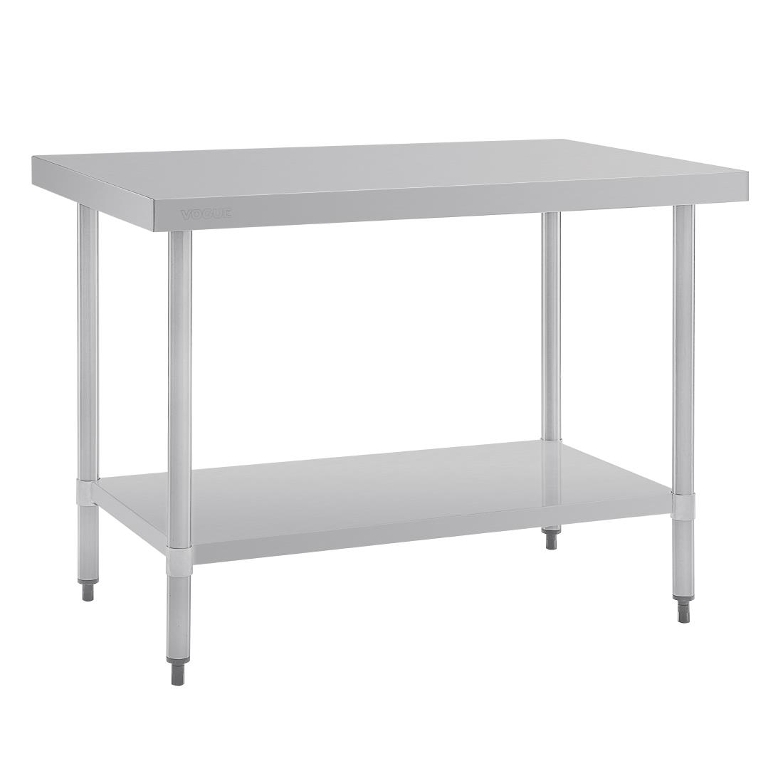 Vogue RVS werktafel zonder achteropstand 90x120x70cm - Afbeelding 3