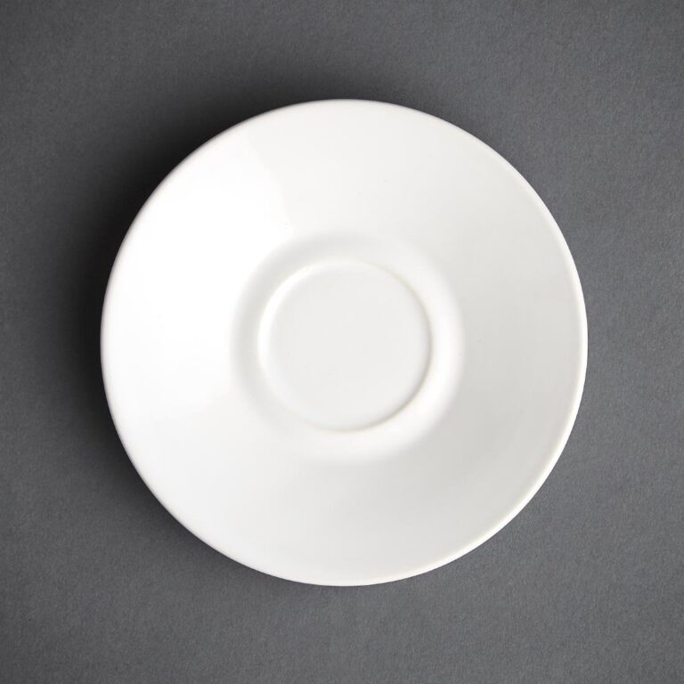 Olympia Café espresso schotel wit (12 stuks)
