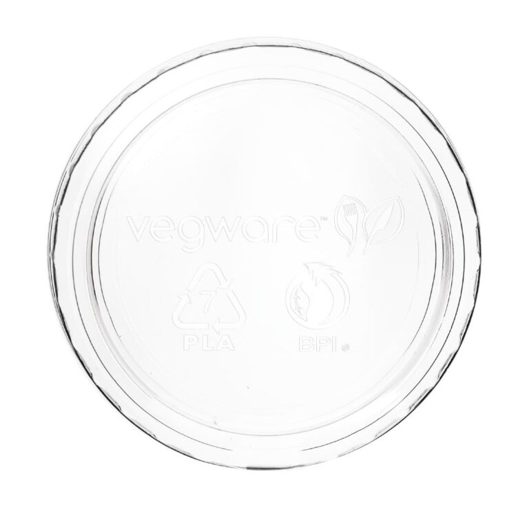 Vegware composteerbare deksel voor 5,7cl portiebakjes (2000 stuks)