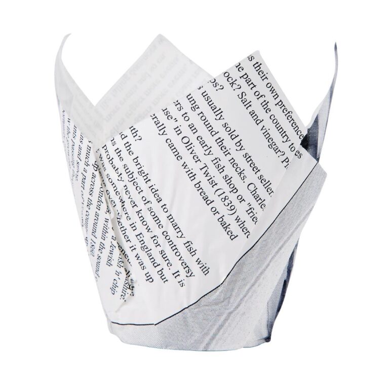 Krantenprint frietpapier (1100 stuks)
