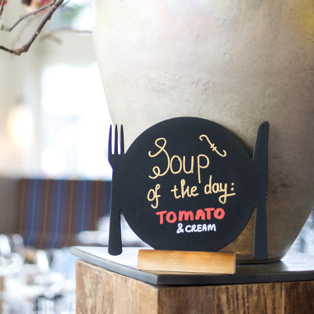 Securit mini tafelkrijtbordje bord (3 stuks) - Afbeelding 3