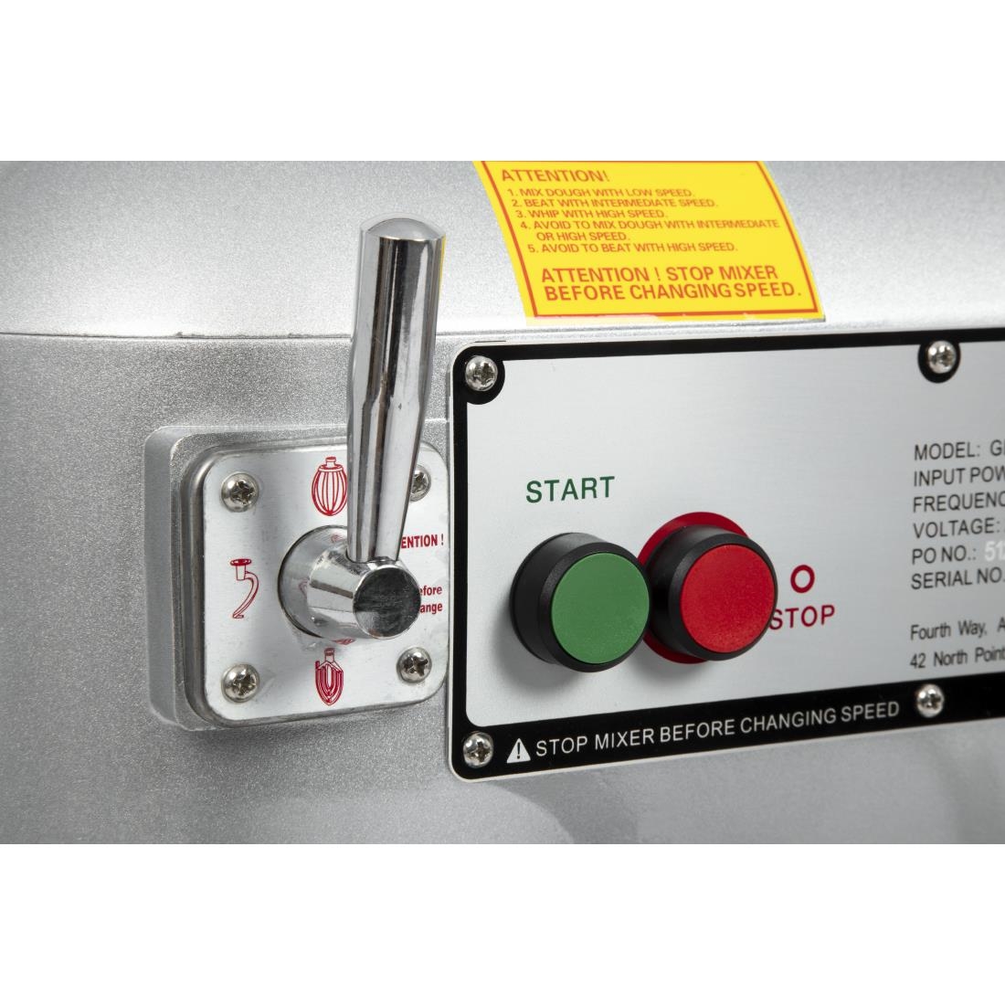 Buffalo planetaire mixer 20L - Afbeelding 4