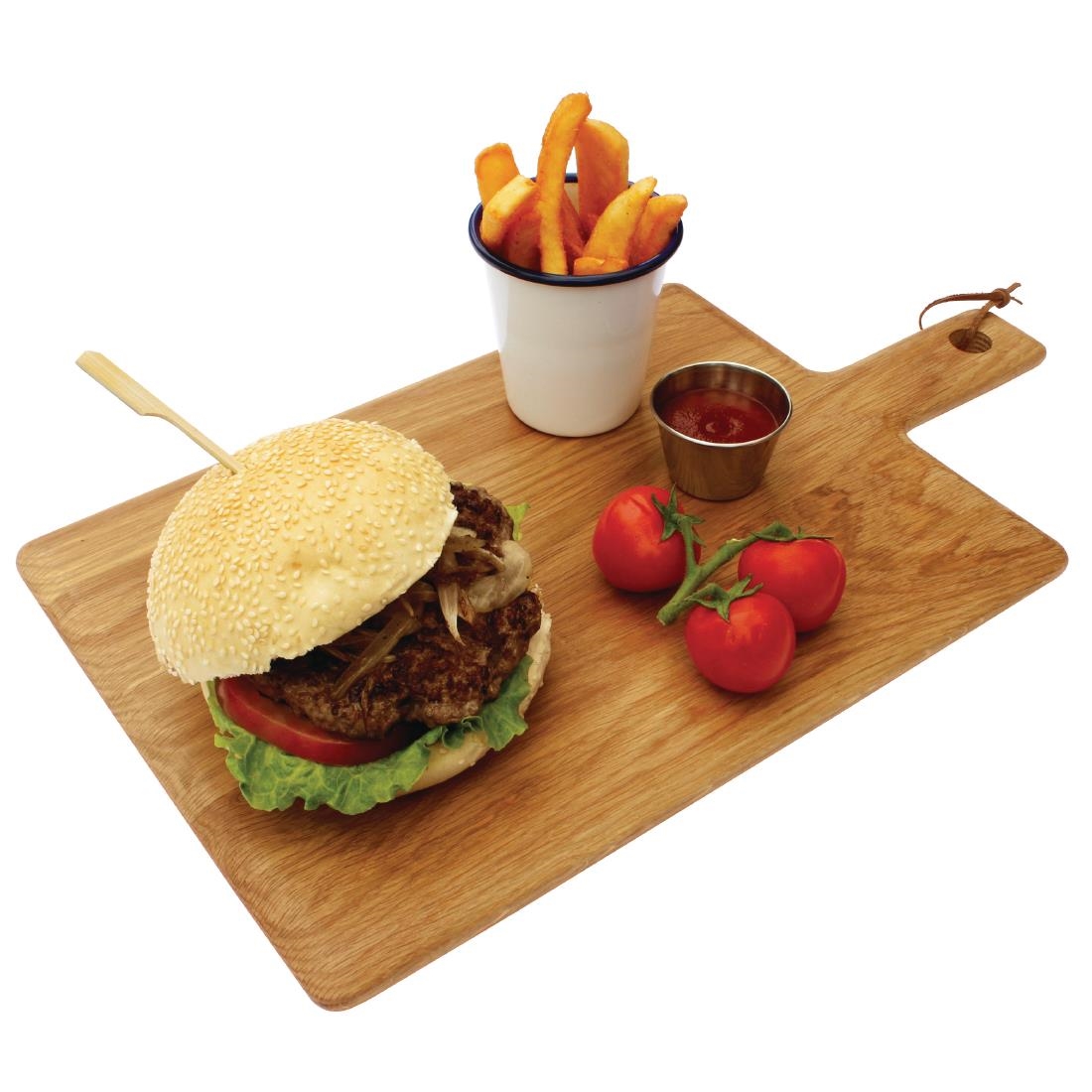 Olympia eikenhouten serveerplank 35x26cm - Afbeelding 4