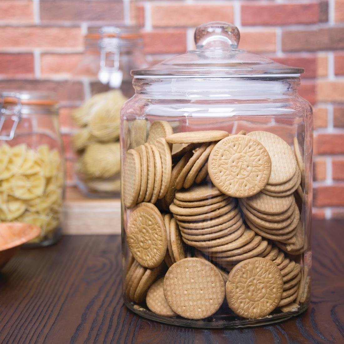 Olympia glazen voorraadpot 29,3(h) x 20(Ø)cm 6,35L - Afbeelding 4