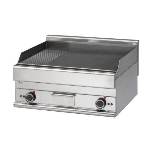 Gastro M 650 elektrische bakplaat 65/70 FTRE 2/3 glad 1/3 geribbeld
