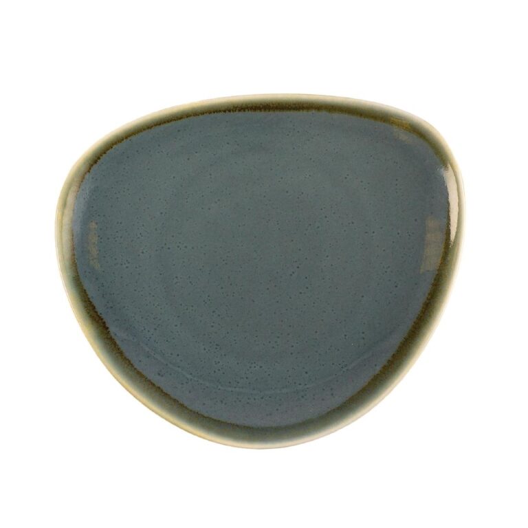 Olympia Kiln driehoekige borden blauw 16,5cm (6 stuks)