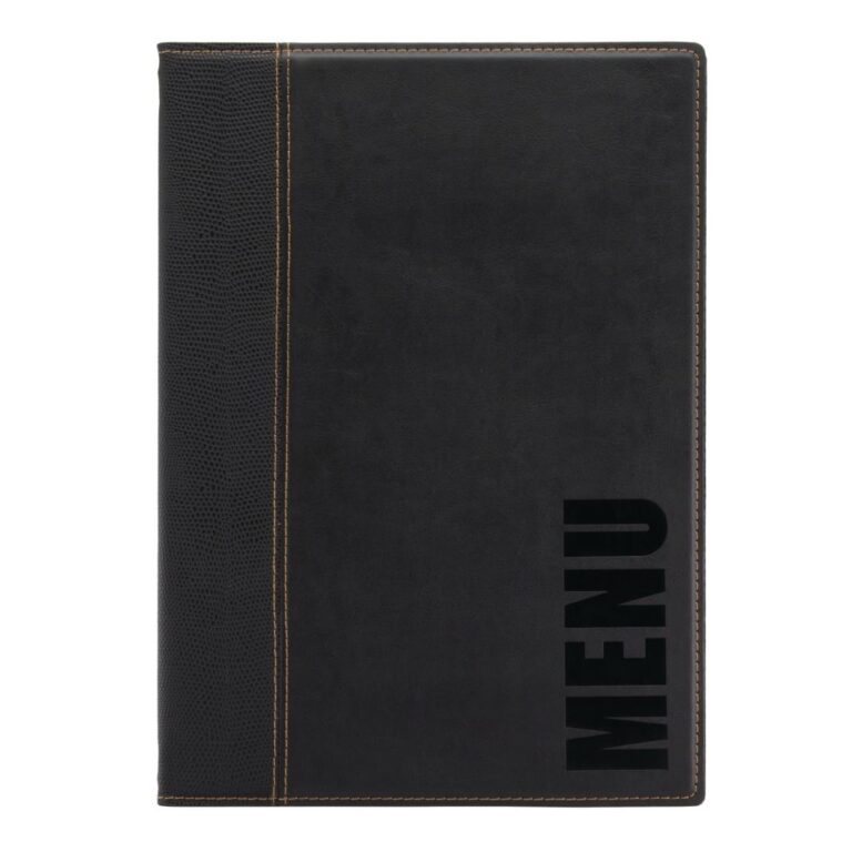 Securit Trendy menumap A4 zwart