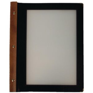 Securit menumap hout A4 zwart