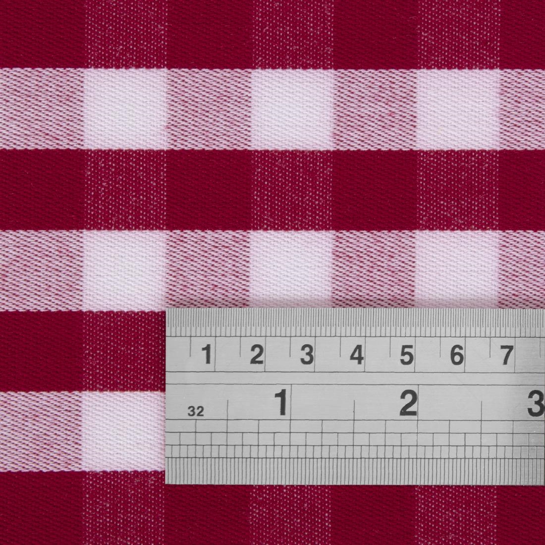 Mitre Comfort Gingham tafelkleed rood-wit 89x89cm - Afbeelding 4