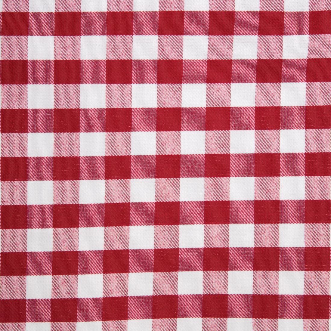 Mitre Comfort Gingham tafelkleed rood-wit 132x132cm - Afbeelding 3