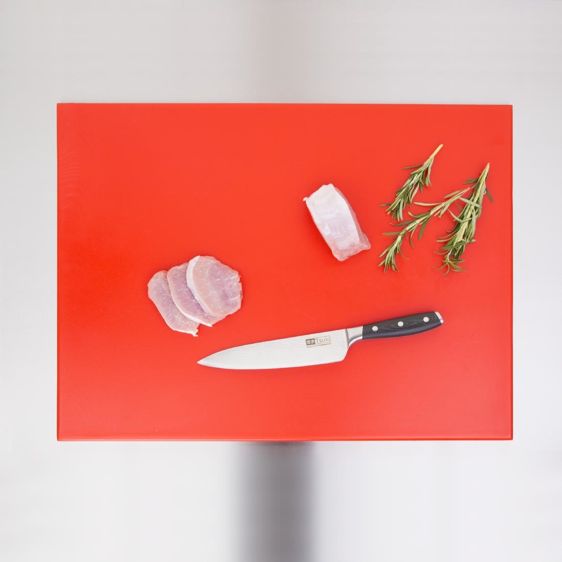 Hygiplas HDPE snijplank rood 600x450x12mm - Afbeelding 3