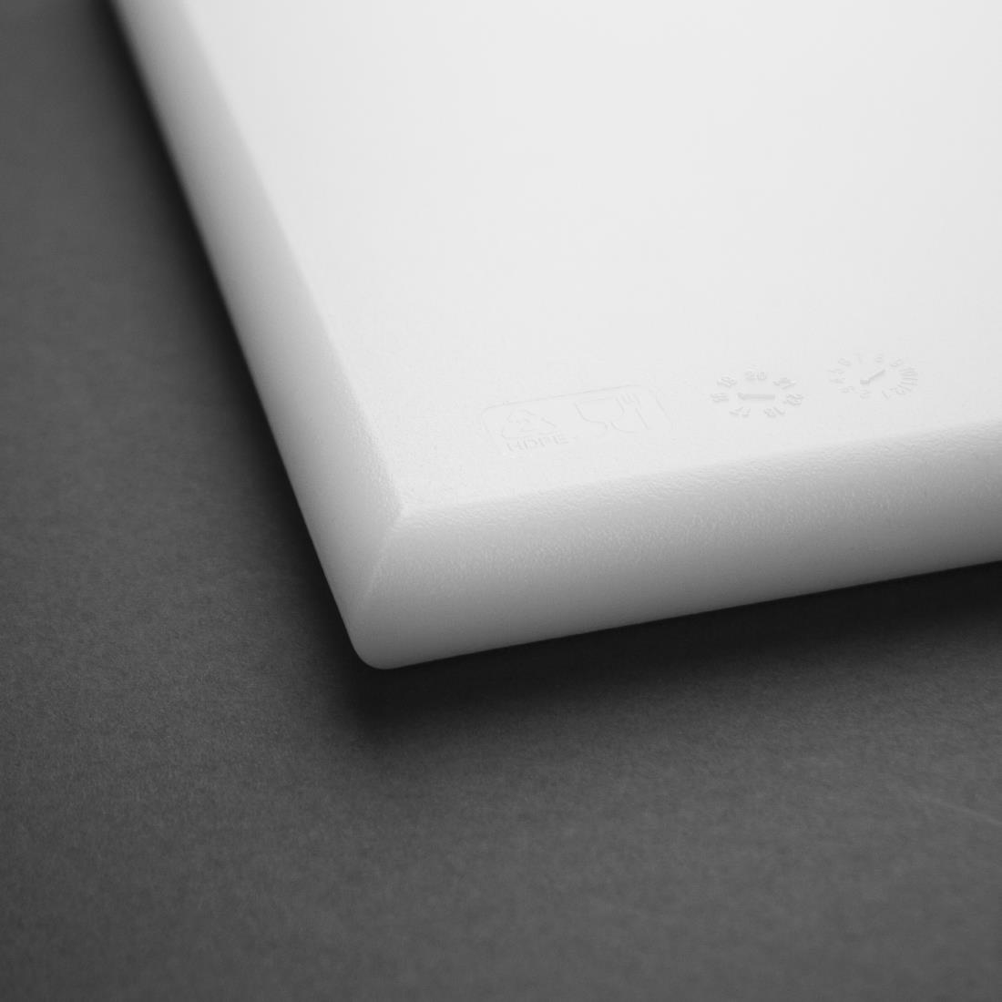 Hygiplas HDPE snijplank wit 450x300x25mm - Afbeelding 4