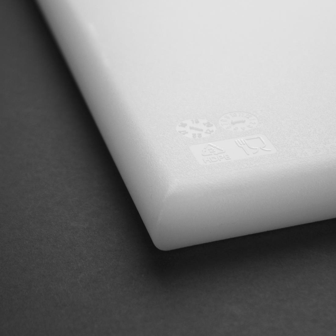 Hygiplas HDPE snijplank wit 600x450x25mm - Afbeelding 4