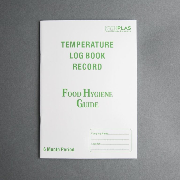 Hygiplas temperatuur logboek 6 maanden