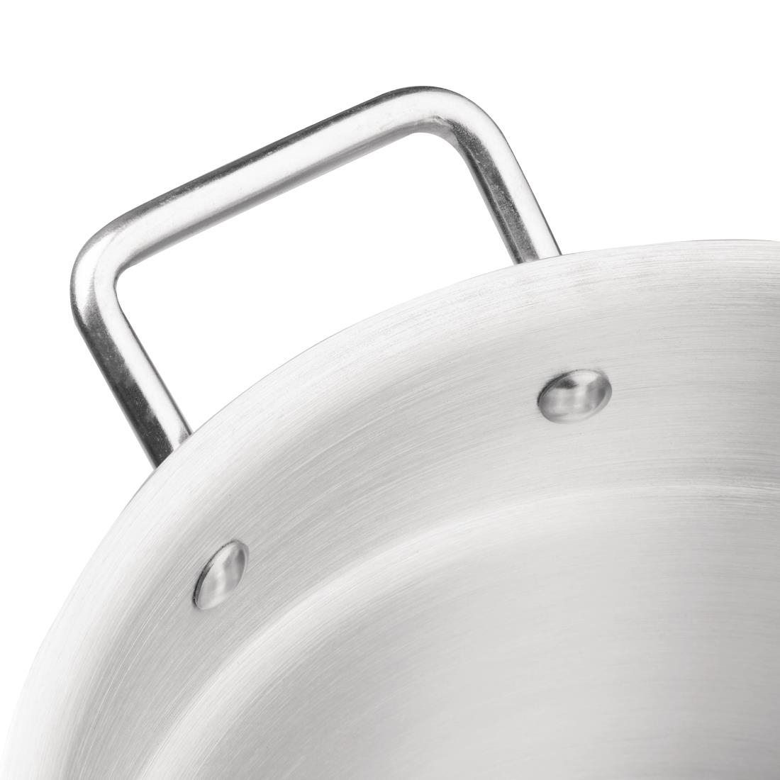 Vogue aluminium pan met au bain marie inzet 10L - Afbeelding 4