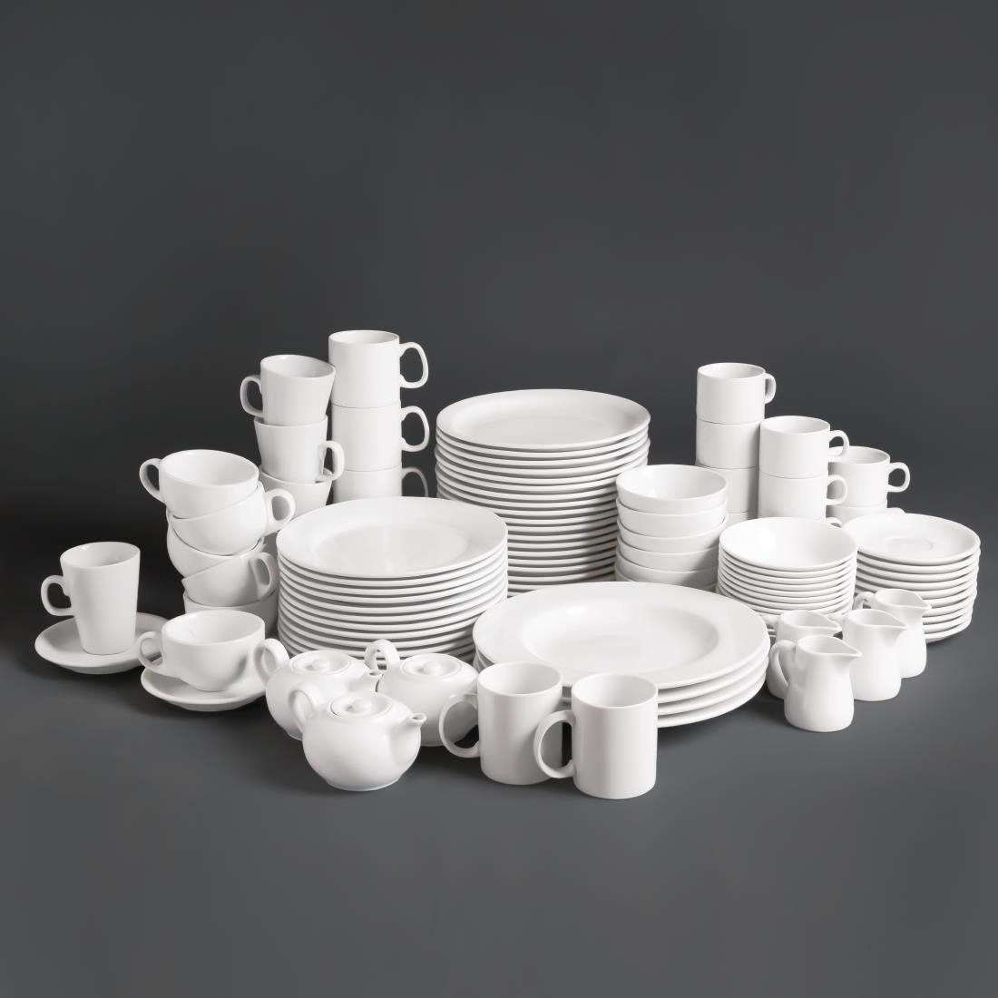 Olympia Whiteware cappuccinokop 30cl (12 stuks) - Afbeelding 9