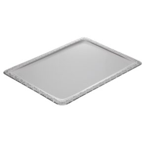 APS RVS serveerschaal met versierde rand 50x36cm