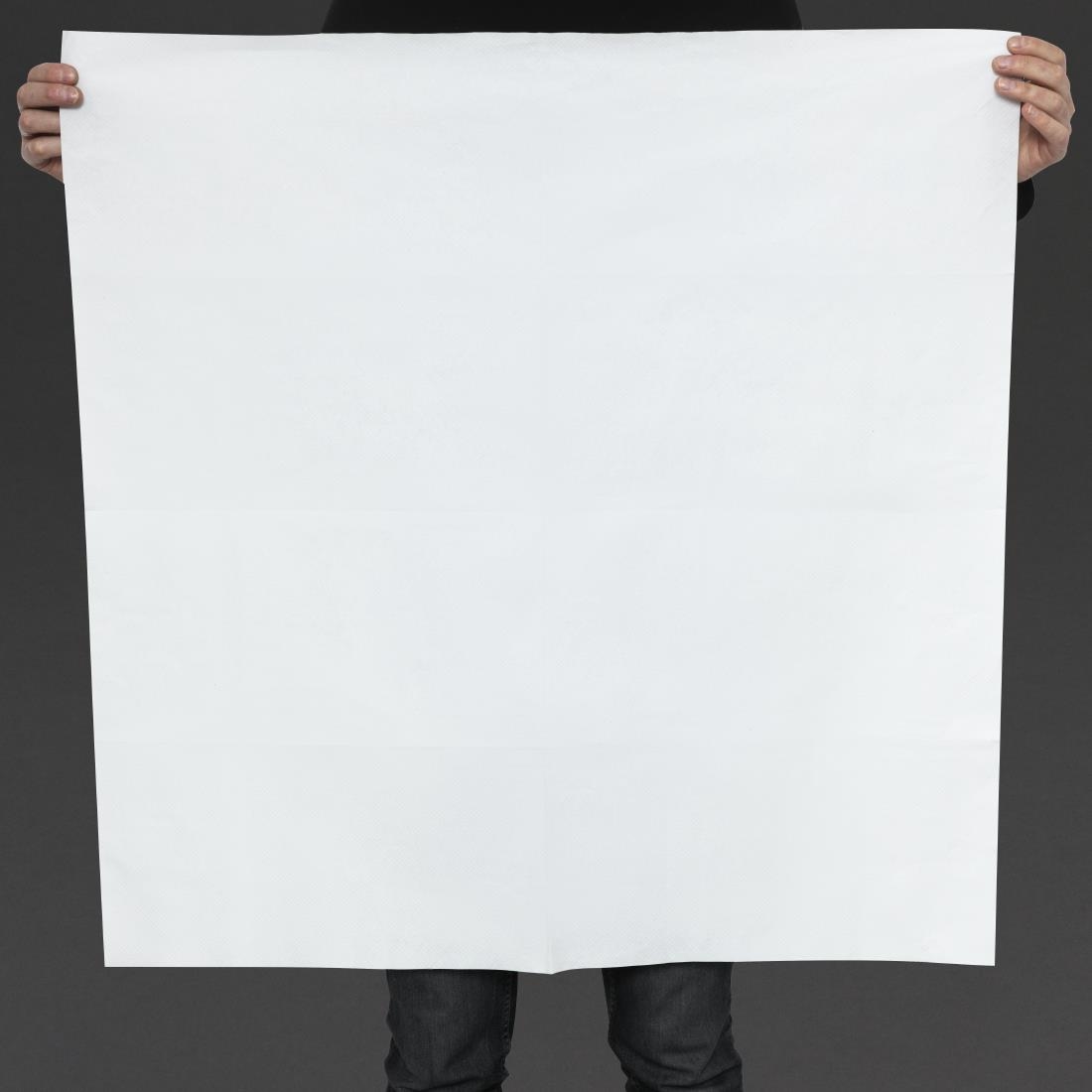 Tork papieren tafelkleed wit 90x90cm (25 stuks) - Afbeelding 7