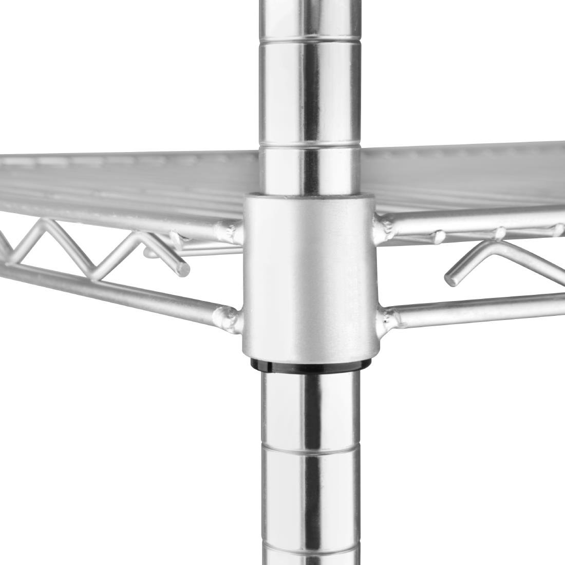 Vogue voorraadrek met 4 schappen 61x61cm - Afbeelding 4