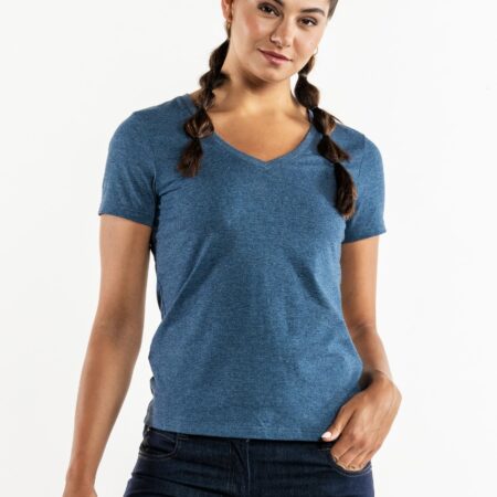 lady tierra blue melee shirt